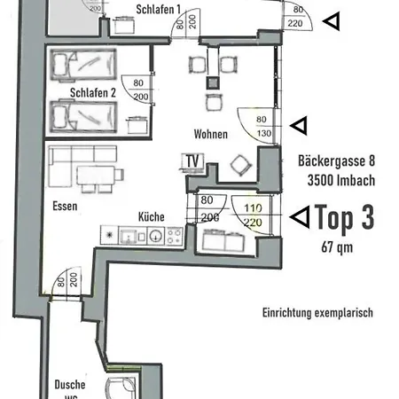Апартаменты 3500 Kremstal 3